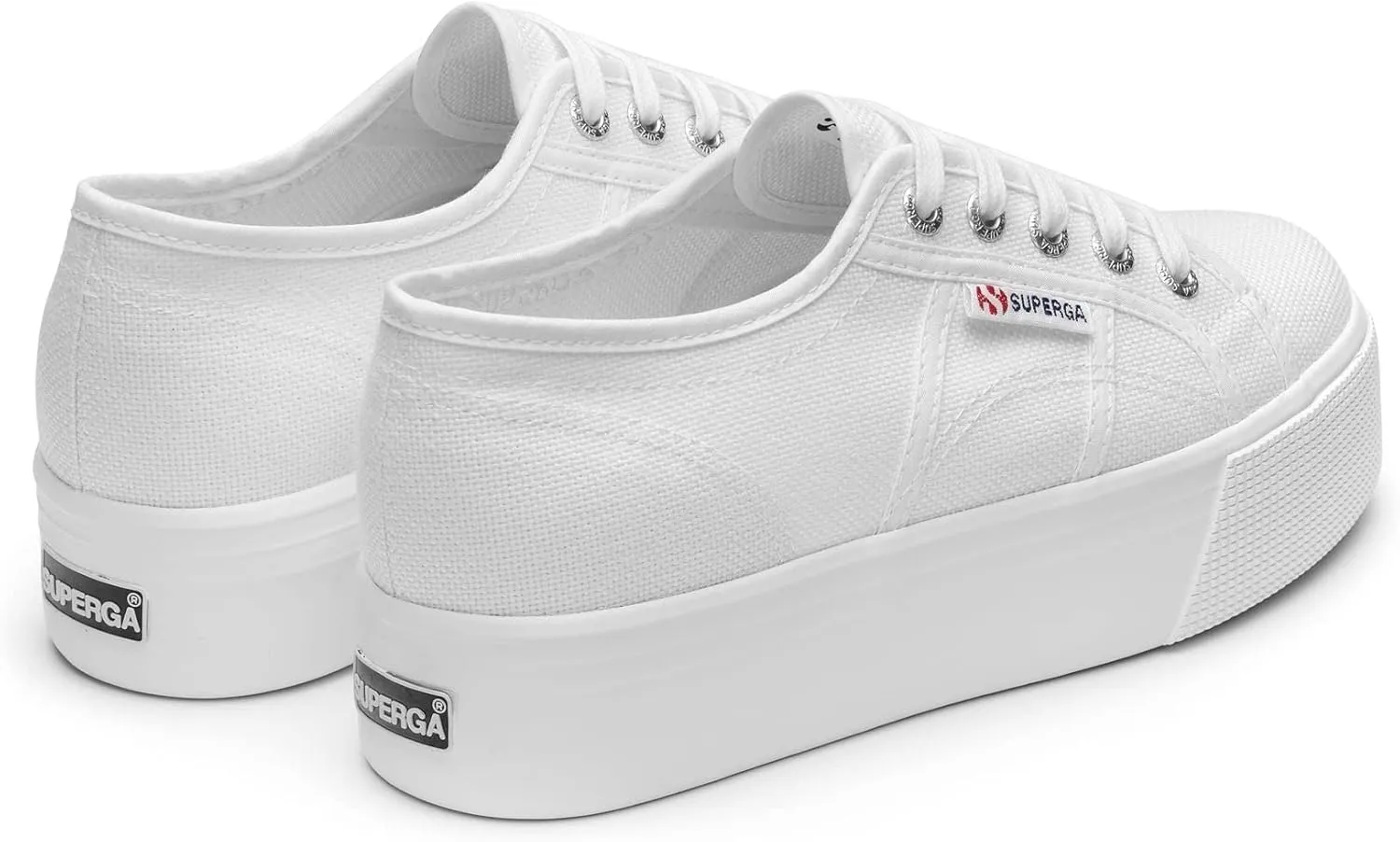 Superga Women's Low-Top Trainers, Acotw Linea Up and Down, Black