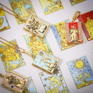 Tarot Locket Pendant Set E