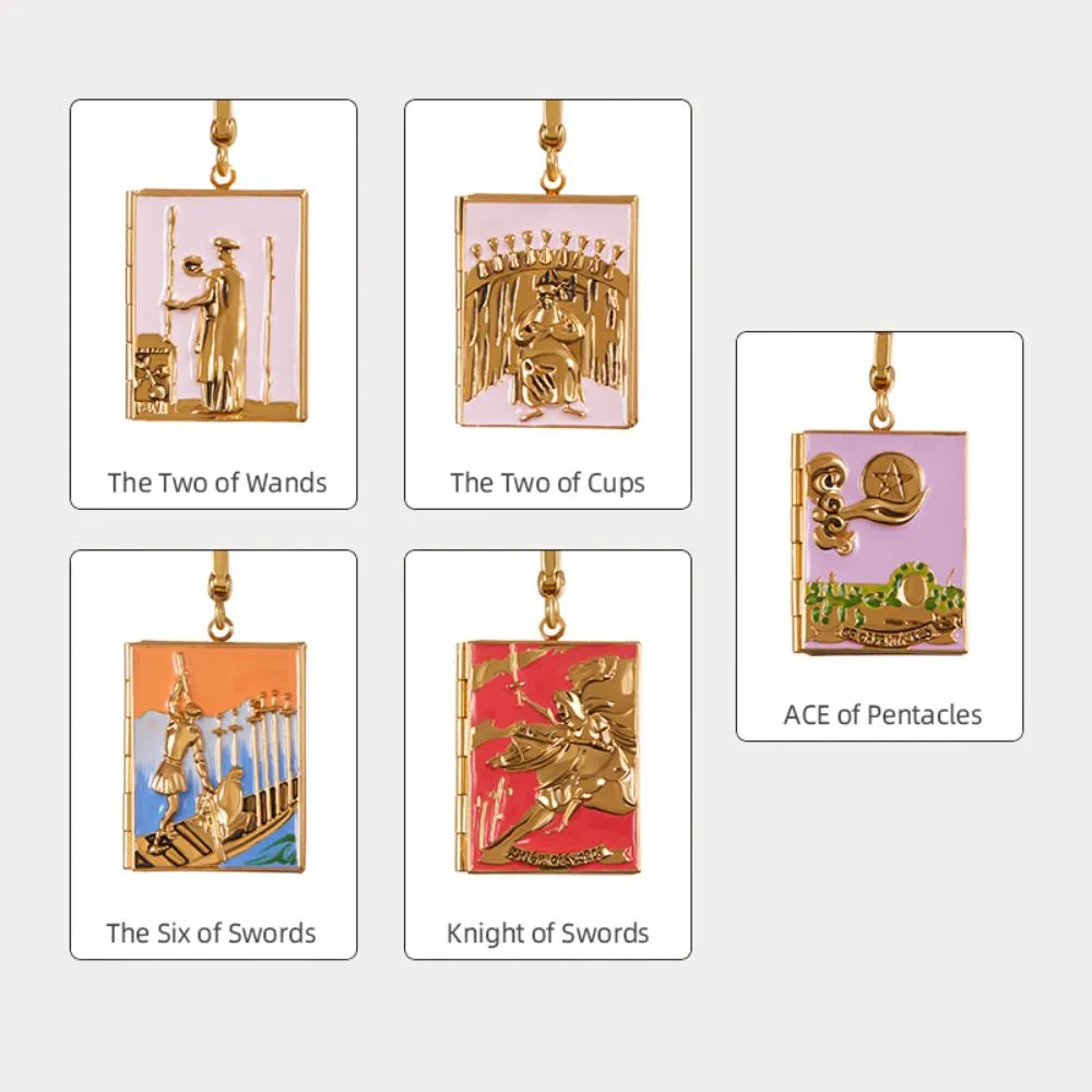 Tarot Locket Pendant Set F
