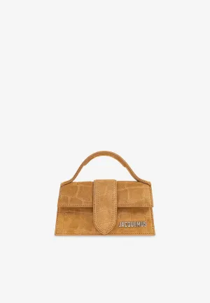 The Mini Bambino Suede Top Handle Bag