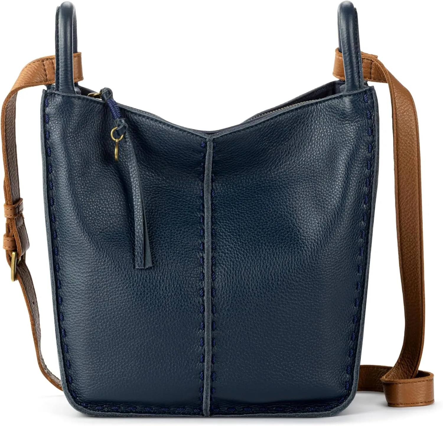 The Sak Los Feliz Crossbody Purse - Women's Leather Handbag For Everyday & Travel - Cross Body With Adjustable Shoulder Strap