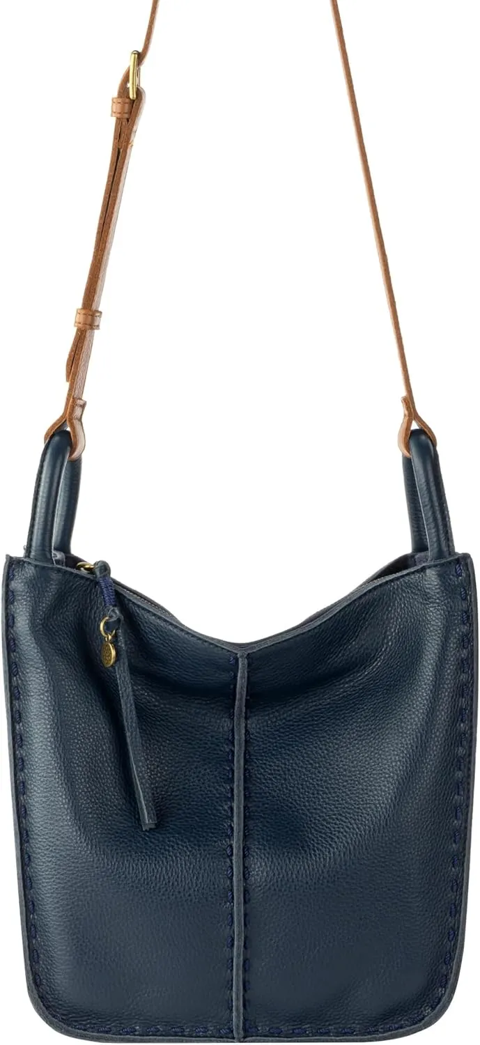 The Sak Los Feliz Crossbody Purse - Women's Leather Handbag For Everyday & Travel - Cross Body With Adjustable Shoulder Strap