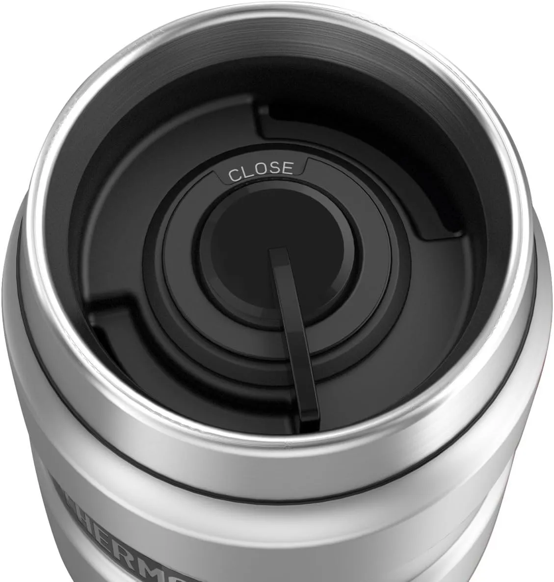 THERMOS Stainless King Vacuum-Insulated Travel Tumbler, 16 Ounce, Matte Steel