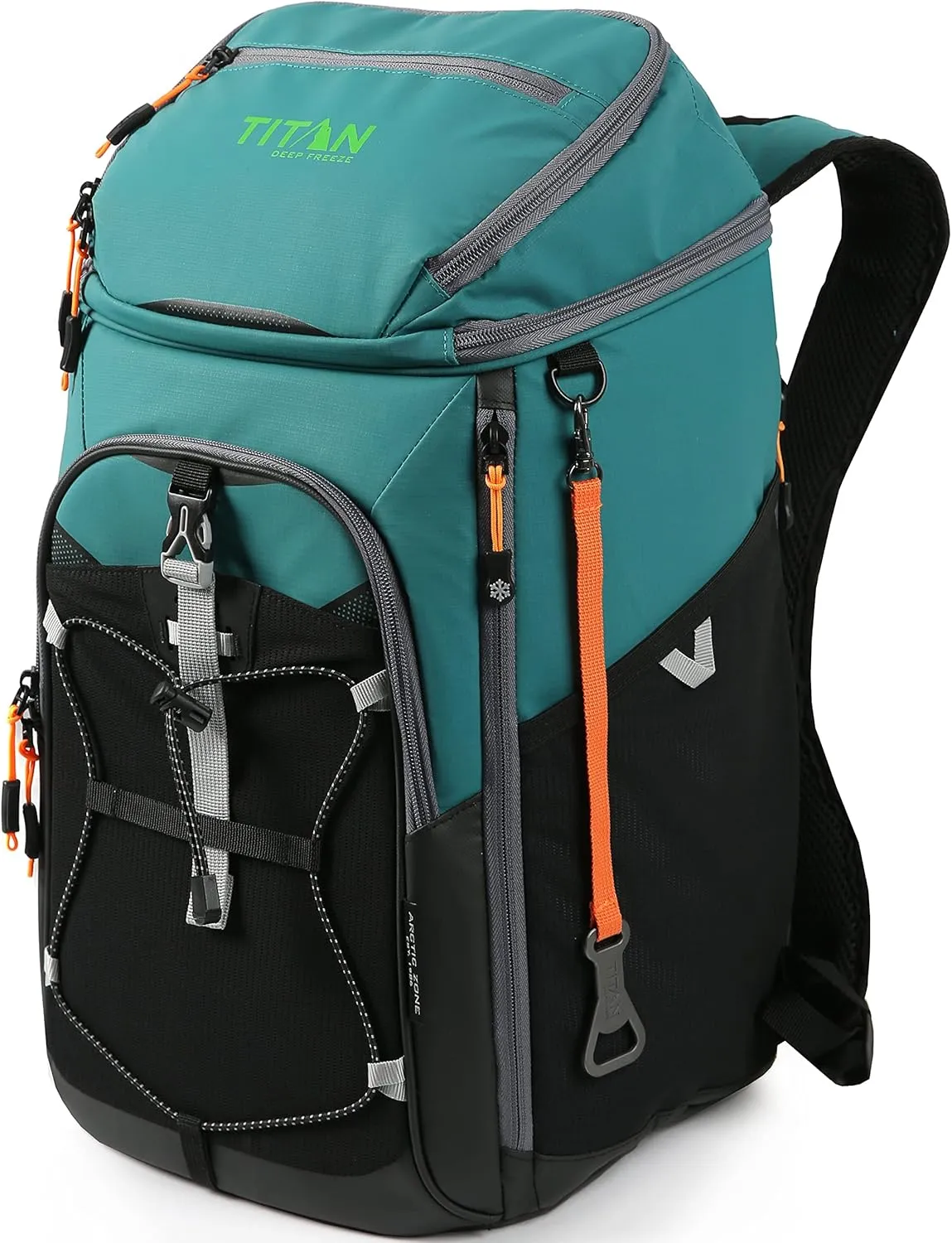 Titan Deep Freeze Ice Wall Backpack Cooler 30 Can Cooler Bag with Ice Packs
