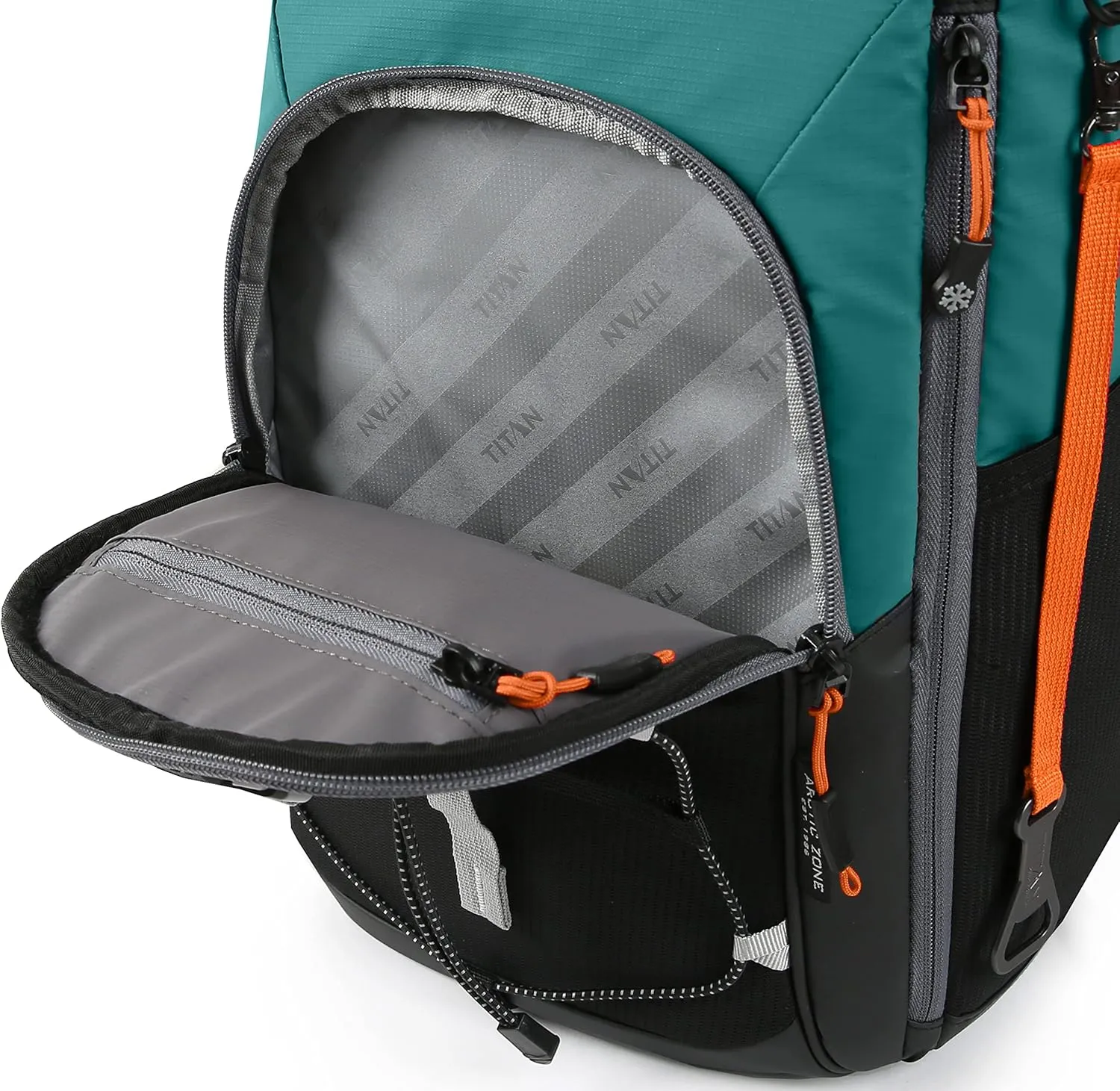 Titan Deep Freeze Ice Wall Backpack Cooler 30 Can Cooler Bag with Ice Packs