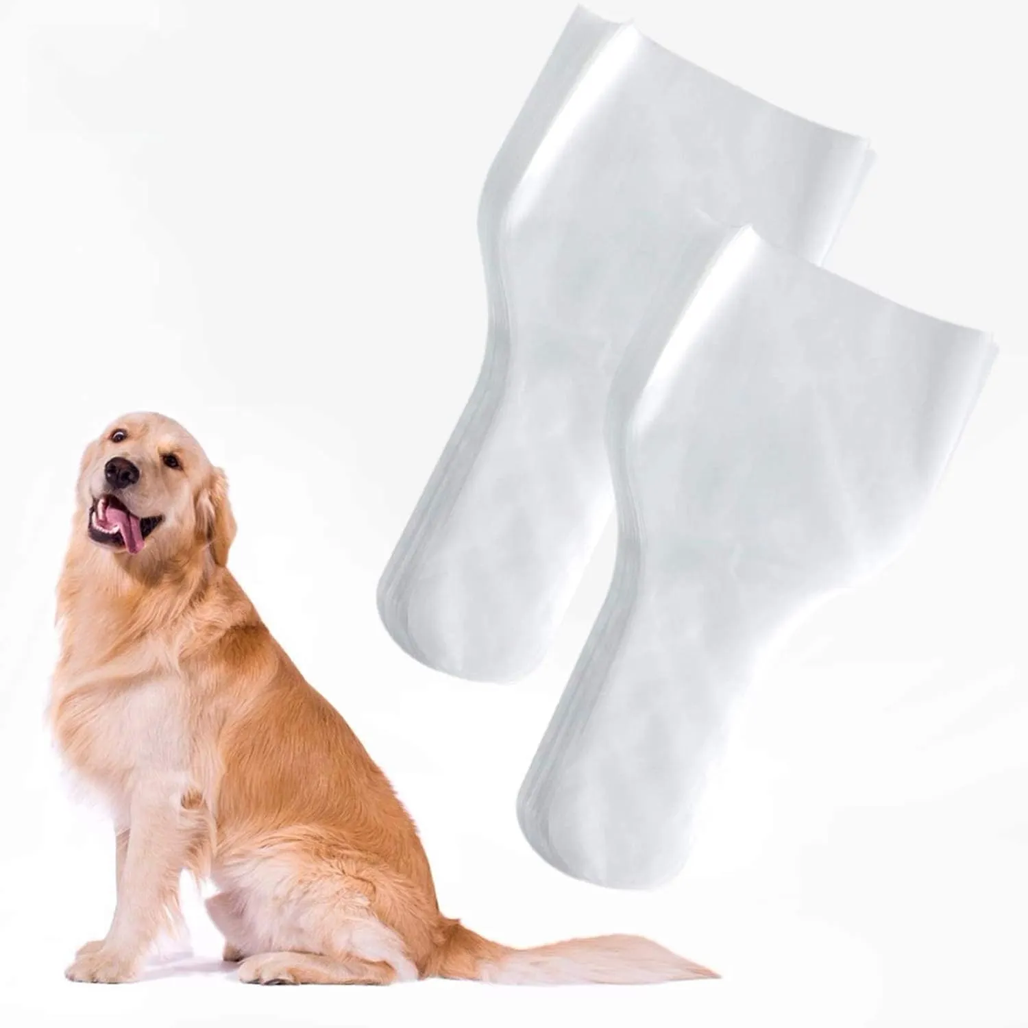 Together-life 100Pcs Canine Semen Collection Cones, Disposable Canine Artificial Insemination Cones Dog Semen Collection Bag