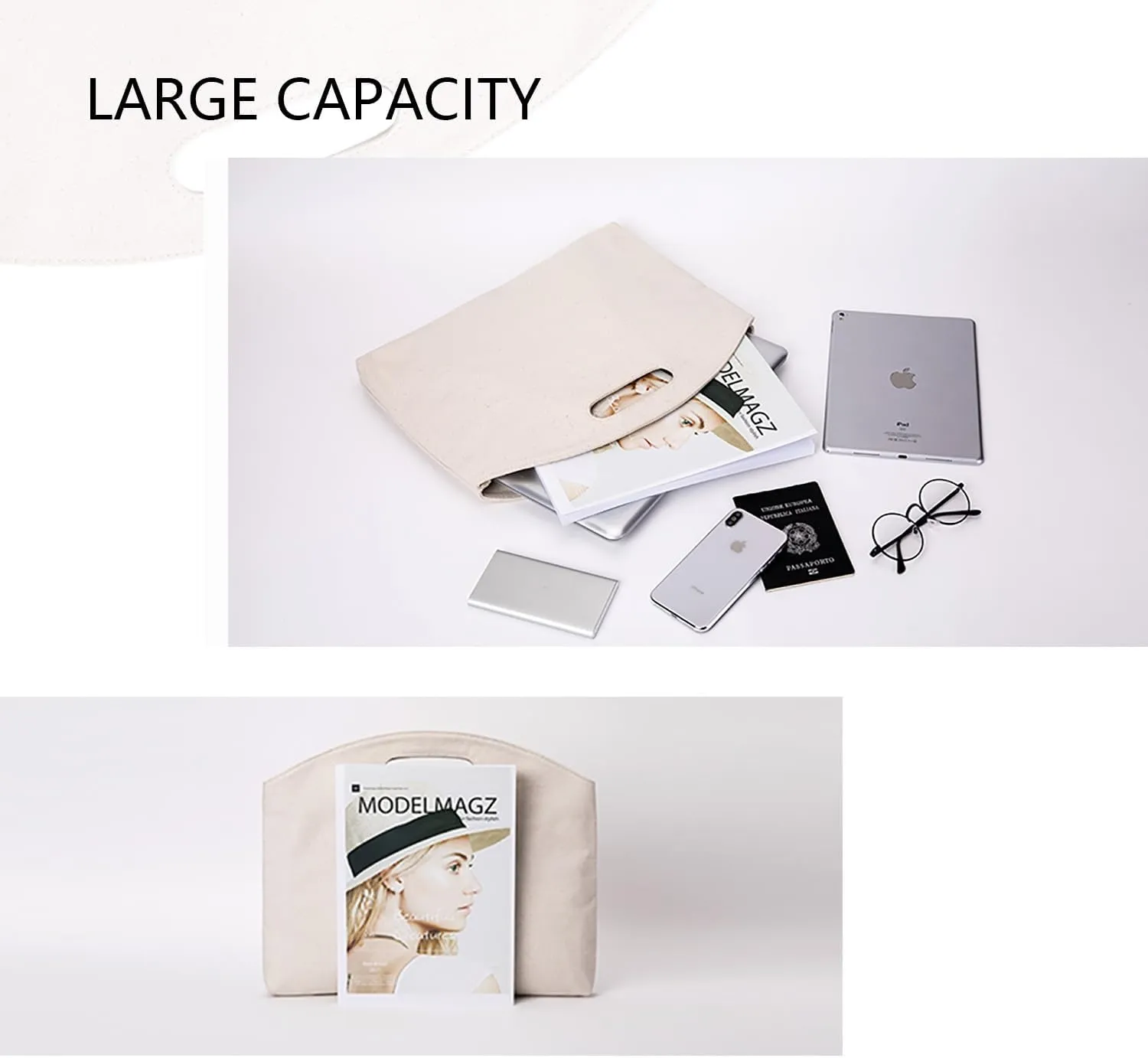 Top-Handle Bag with Sleek Design, Fits Laptops, Legal Size Documents and More - Perfect for Work or School