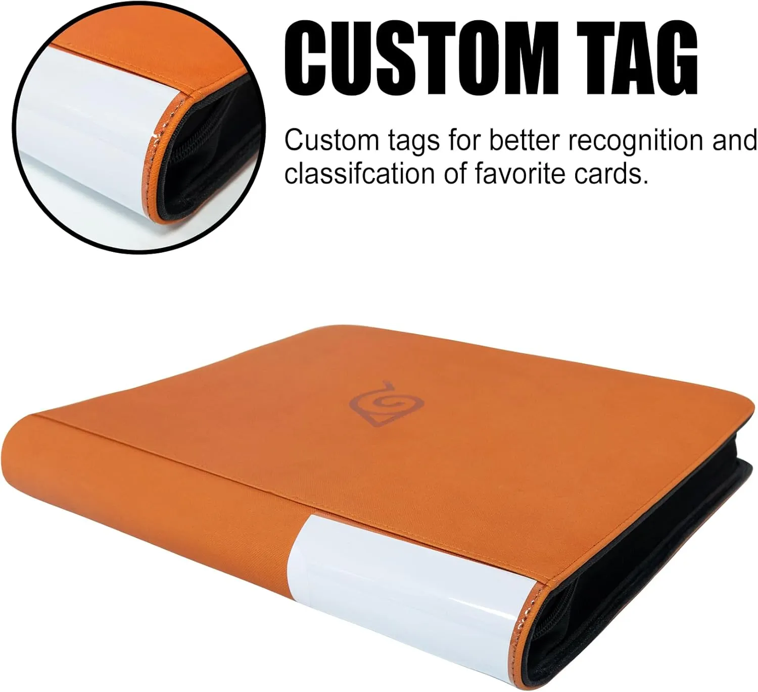 Toploader Binder - Holds 288 Toploaders, 9-Pocket Ringless Double-Sided Pockets for Toploaders, Waterproof Top Loader Card Storage