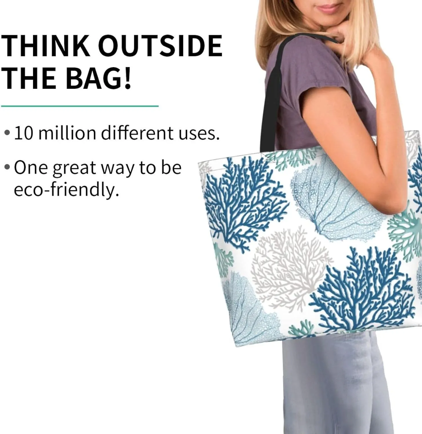 Tote Bag for Women,Large Beach Bag Reusable Grocery Bags Casual Shoulder Bag Handbags for Shopping Travel Work