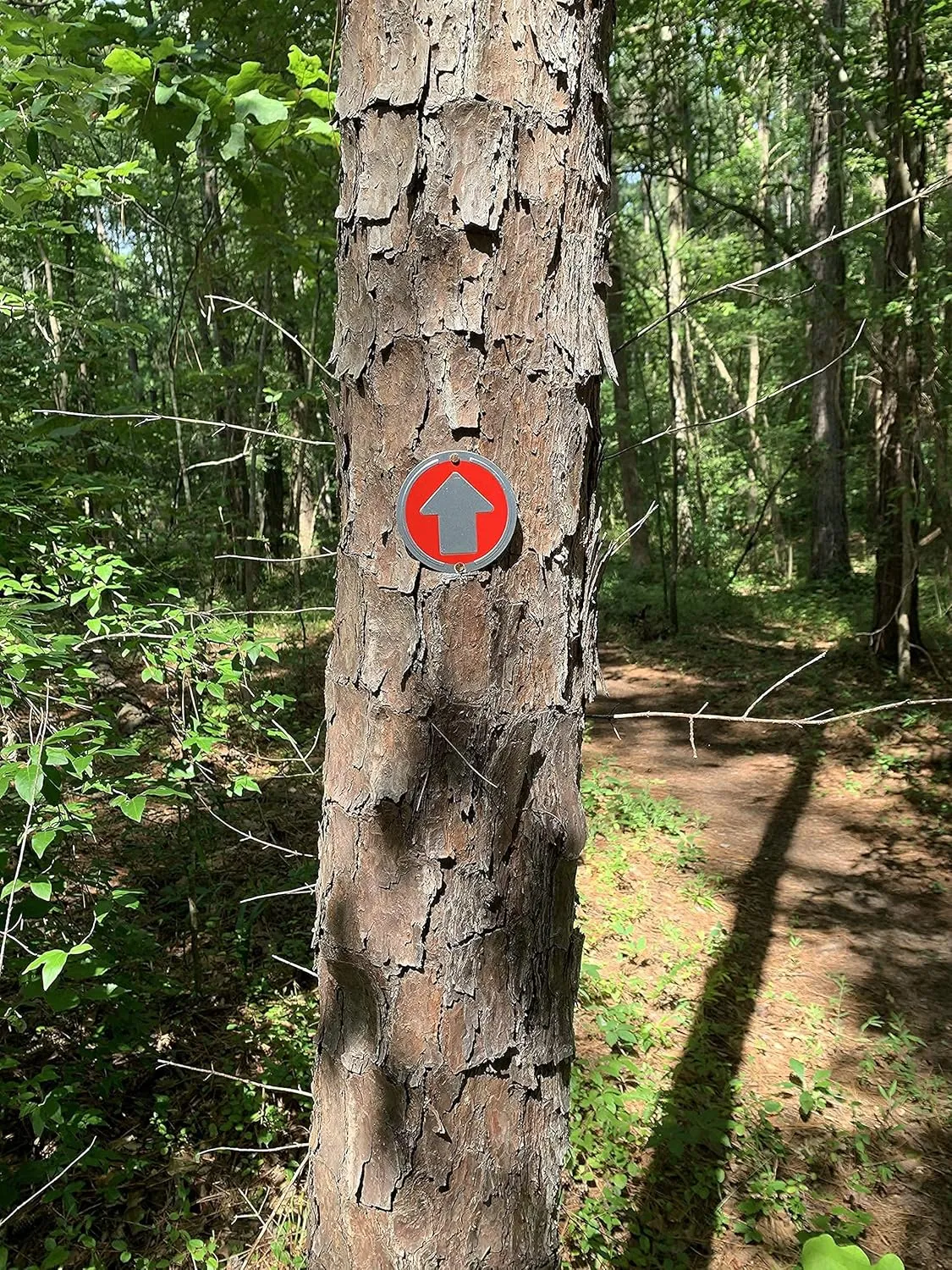 Trail Markers - Bright Reflective Trail Marker Pack of 24, Easy to Mount, Mark Your Trees for Hunting, Hiking, Camping, and More.