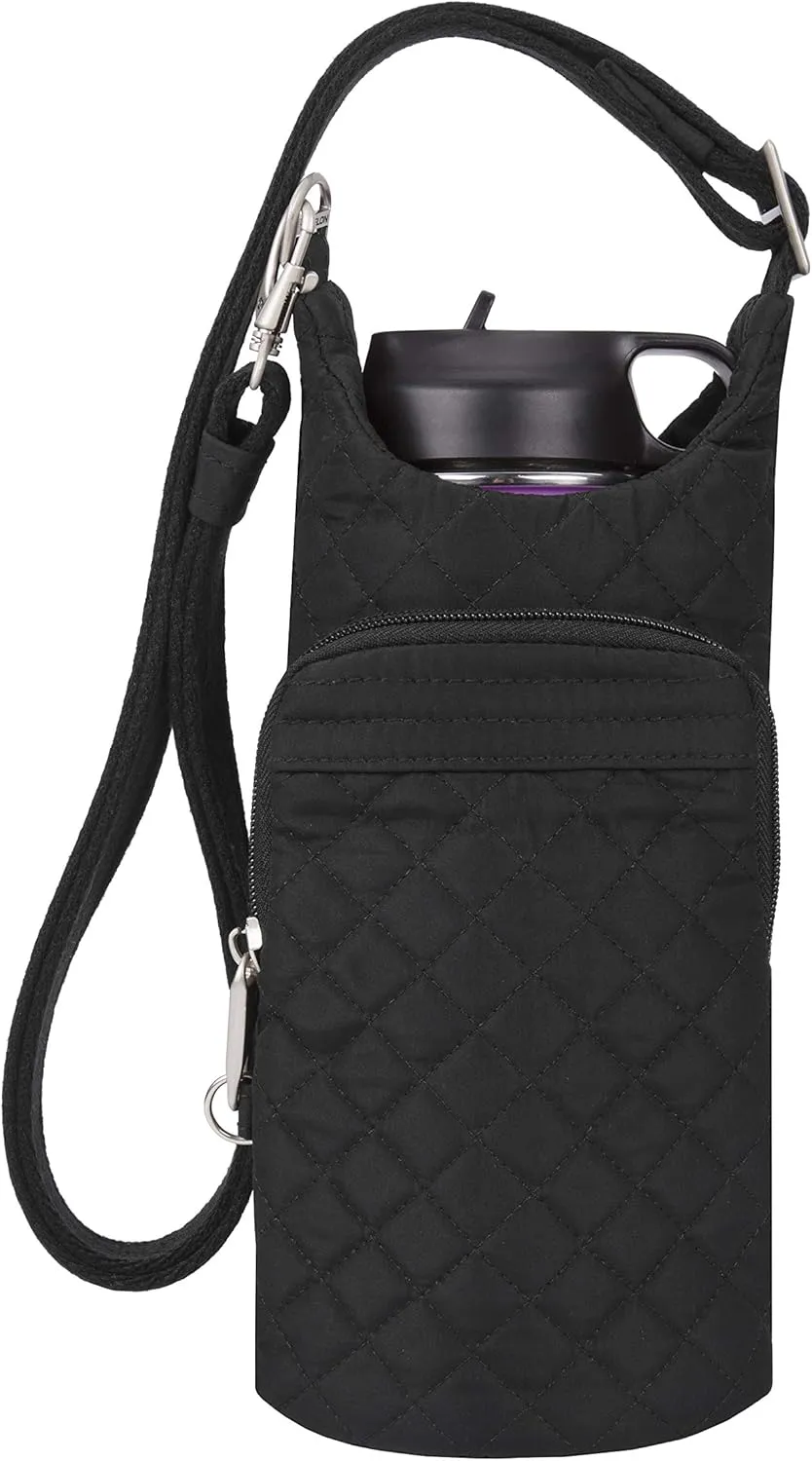 Travelon Anti-Theft Boho Insulated Water Bottle Tote
