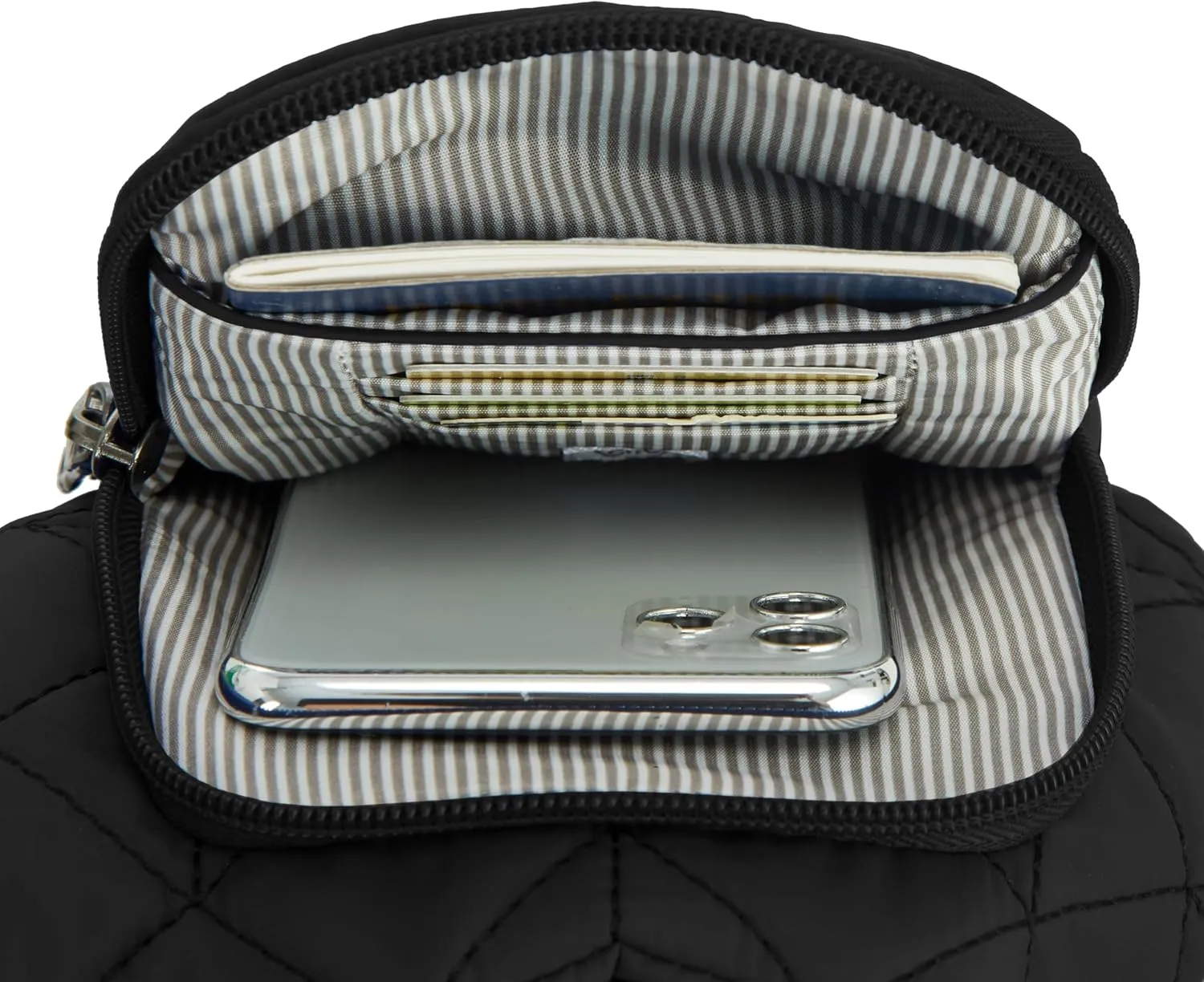 Travelon Anti-Theft Boho Insulated Water Bottle Tote