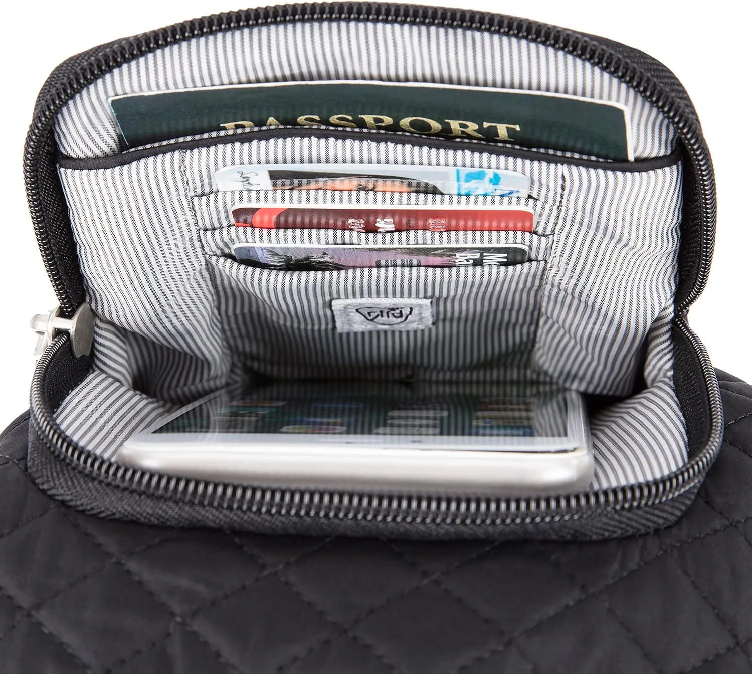 Travelon Anti-Theft Boho Insulated Water Bottle Tote