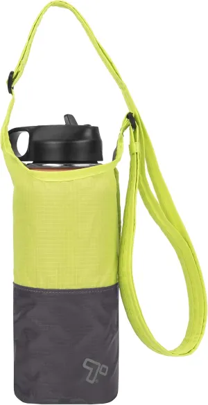 Travelon Packable Water Bottle Tote Sling Tote, Lime/Gray, One Size