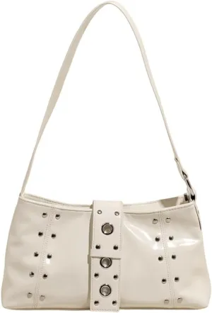 Trendy Leather Shoulder Bags for Women Dumpling Small Hobo Bags Y2k Underarm Purse Ladies Clutch 2025