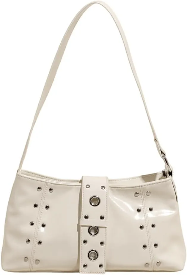 Trendy Leather Shoulder Bags for Women Dumpling Small Hobo Bags Y2k Underarm Purse Ladies Clutch 2025