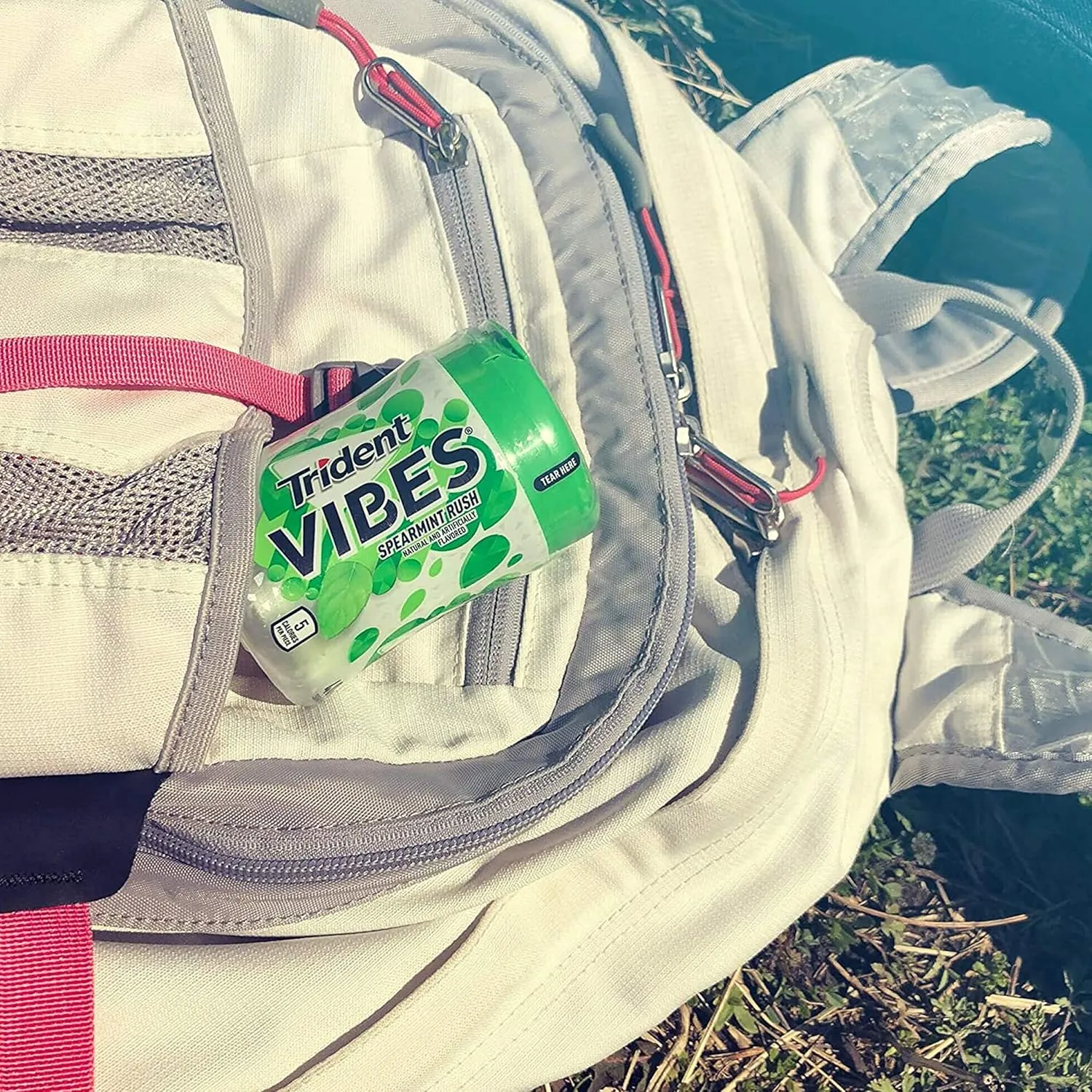 Trident Vibes Spearmint Rush Sugar Free Gum, 4 Bottles of 40 Pieces (160 Total Pieces)