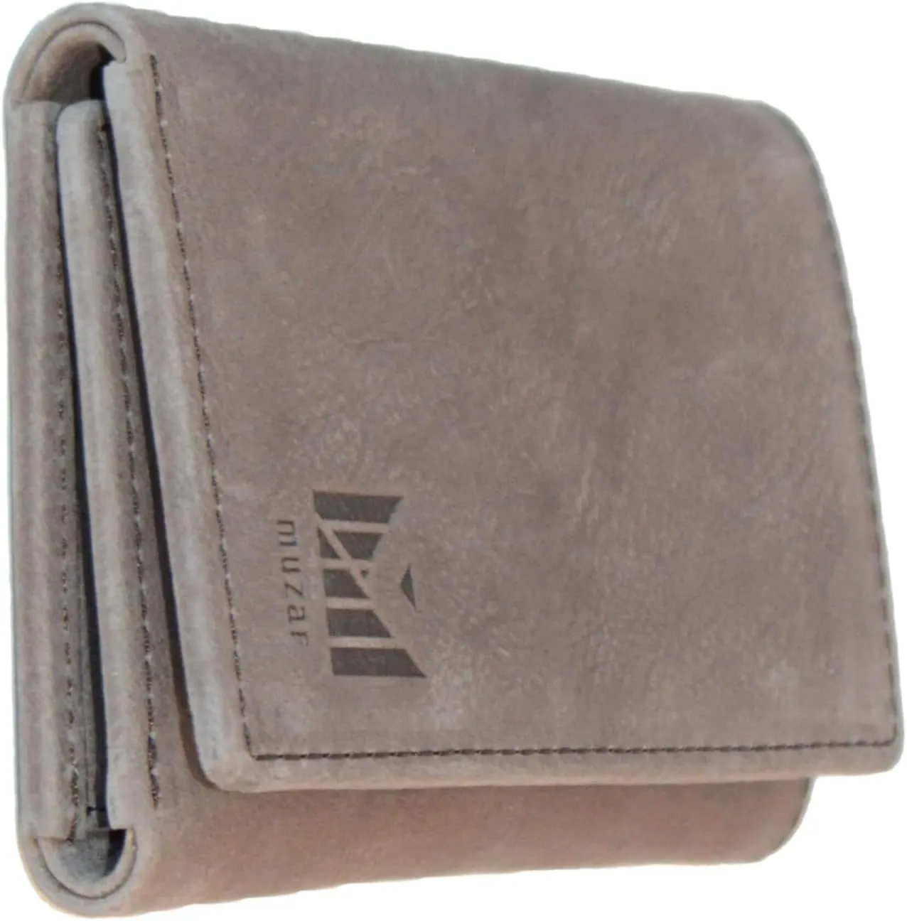 Trifold Premium Leather Wallet for Men with RFID Blocking (Marriott Brown)