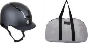 TuffRider Equestrian Riding Helmet with Mesh Helmet Bag with Assorted Color