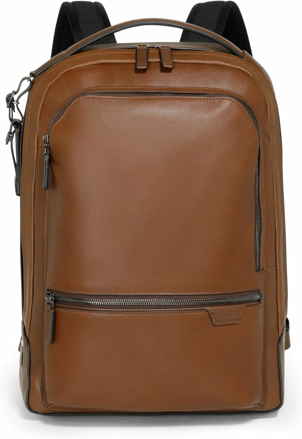 TUMI Harrison Bradner 14-Inch Backpack - Women's & Men's Professional Backpack for Business & Travel - Durable Backpack - Cognac Leather