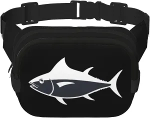 Tuna Fish Waist Pack Bag Fanny Pack for Men&Women Hip Bum Bag with Adjustable Strap for Outdoors Workout Traveling Casual Running Hiking Cycling