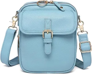 Urvashi Crossbody Anti Theft Leather Bag, Tojoyride Crossbody Leather Bag, Multi-Slot Multifunctional Large Capacity Bags