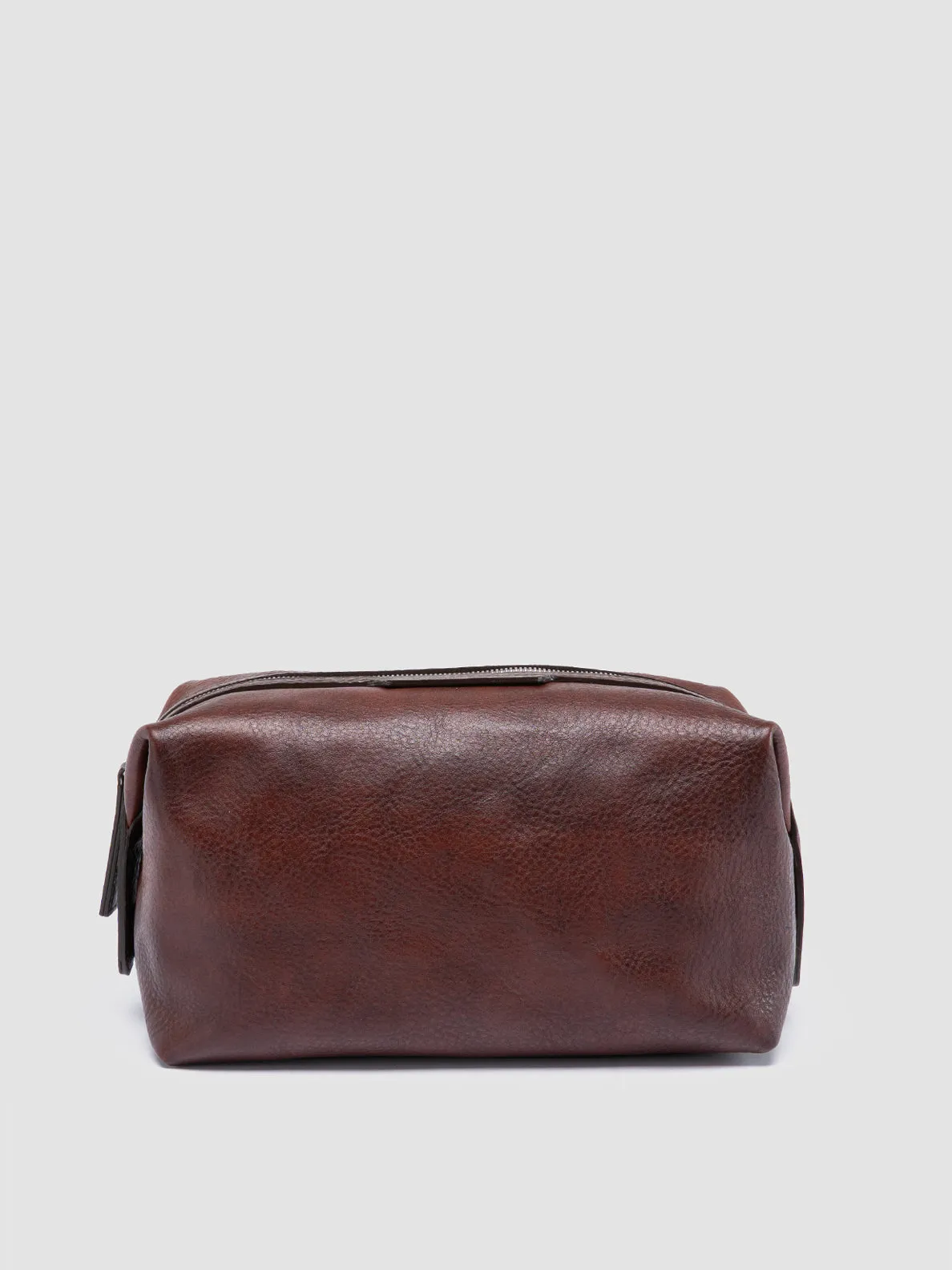 VANITY CASE 001 - Brown Leather Pouch