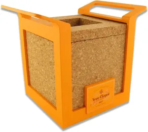 Veuve Clicquot VCP Champagne Bottle Cooler Cork Yellow Design Ice Bucket Bottle Cooler