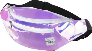 Vibe Festival Gear Fanny Pack for Men Women - iridiscent- Pink & Gold holographicFanny Pack - Cute Waist Bag for Festival Rave Hiking Running Cycling