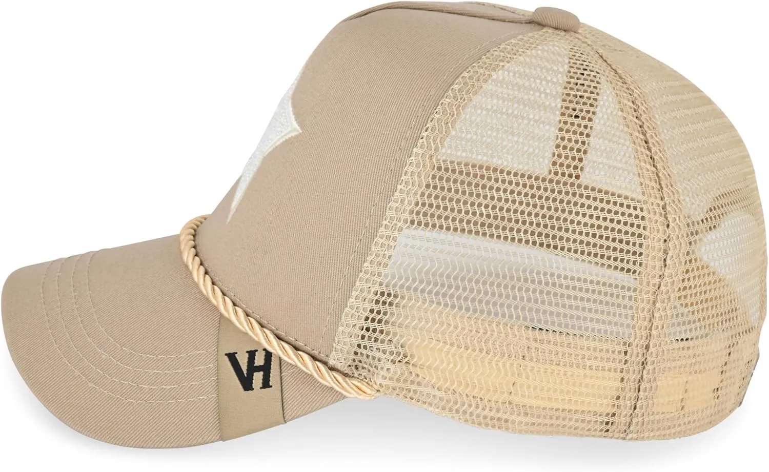 Vintage Havana Black Trucker Hats Women | Mesh Adjustable Snapback Hat | Men & Women Trendy Fashion Baseball Cap