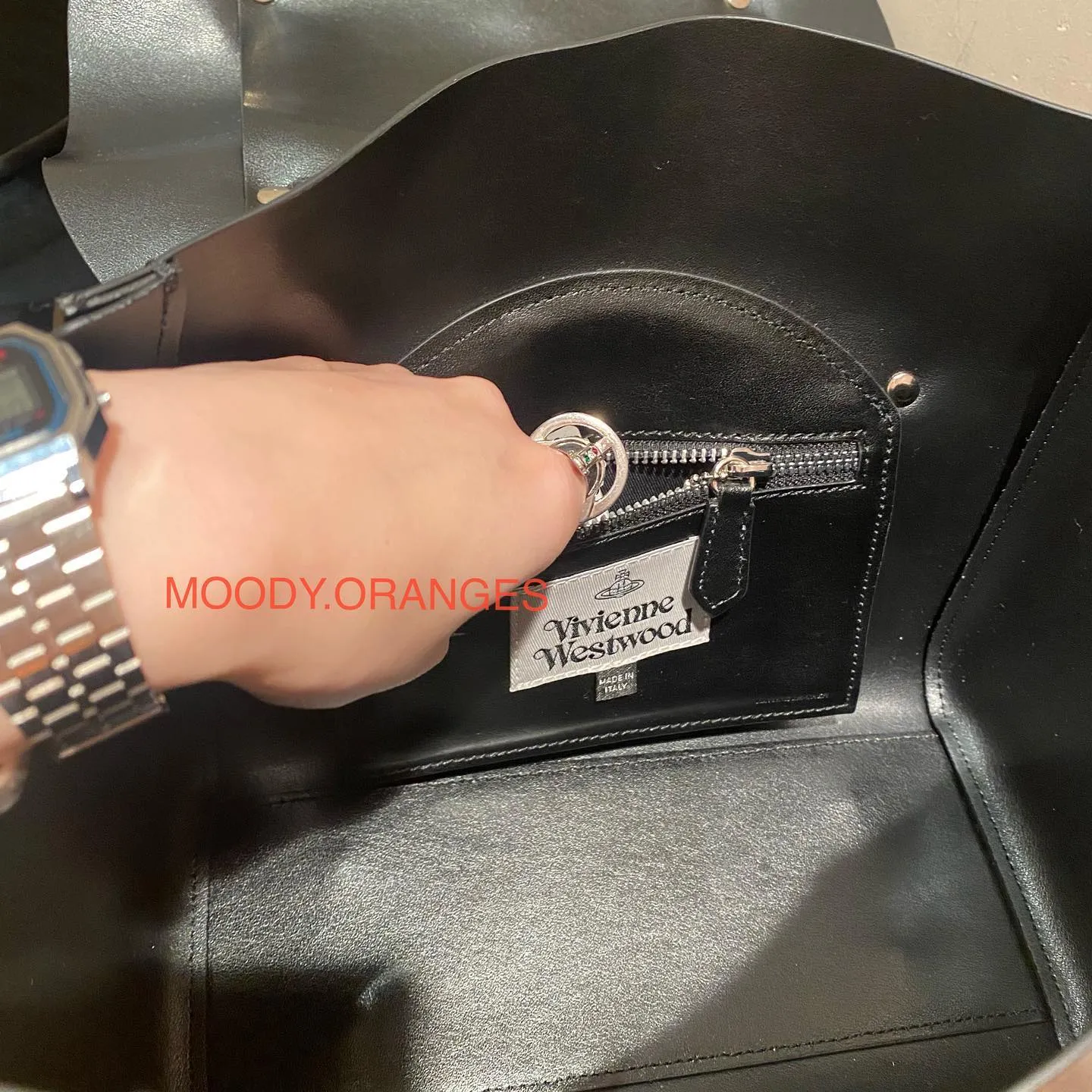 Vivienne Westwood Matte Medium Betty Leather Bag