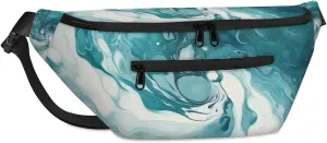 Vortex Marble Sling Bag Crossbody Backpack Chest Daypack for Women Sport Travel Hiking Casual Bag Multipurpose Waist Pack With Zipper Closure Adjustable Strap Shoulder Bag
