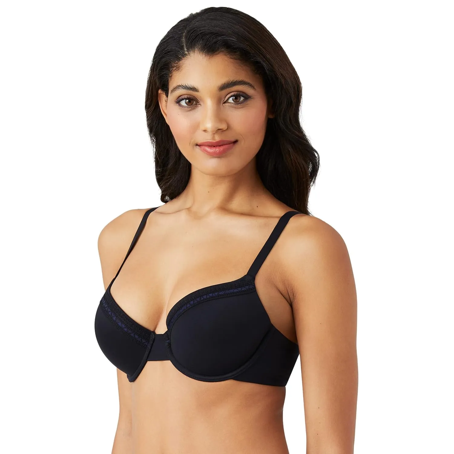 Wacoal Women's Perfect Primer Convertible Underwire T Shirt Bra, Black, 36B
