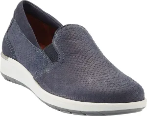 Walking Cradles Orleans Navy Matte Snake Print/Nubuck 12 W (D)