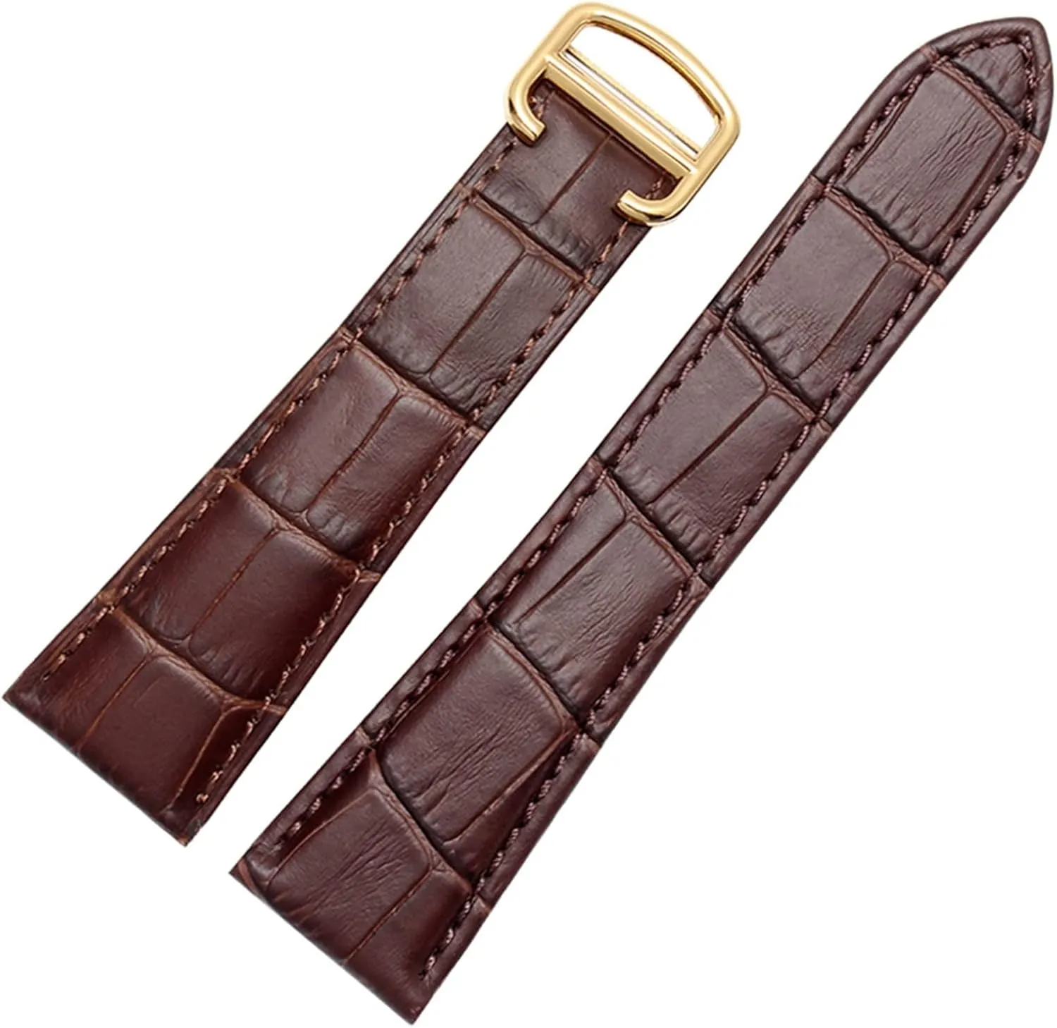 Watch Strap For Cartier Tank Genuine Leather Watch Band Men's Claire Leather Belt London Solo Mechanical Watch Accessories 25mm