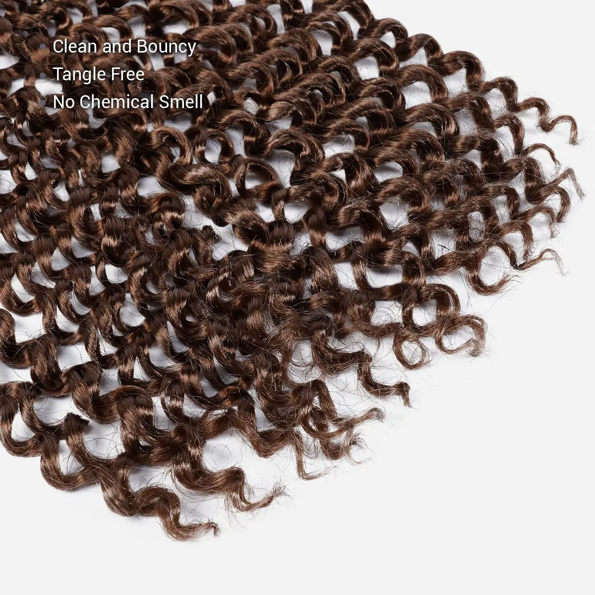 Water Wave Crochet Braids Hair, 22 Inch, 6 Packs, Synthetic Extensions for Passion Twists, Butterfly Locs, and Bohemian Styles, (30, Light Auburn)