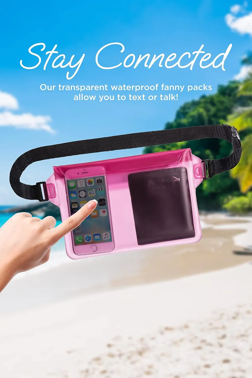 Waterproof Bachelorette Party Fanny Pack Set (12 Pack - Pink) 1 “Wife of the Party” Bride Fanny Pack and 11 “The Party” Bachelorette Fanny Packs | Bachelorette Party Favors I Bachelorette Gifts
