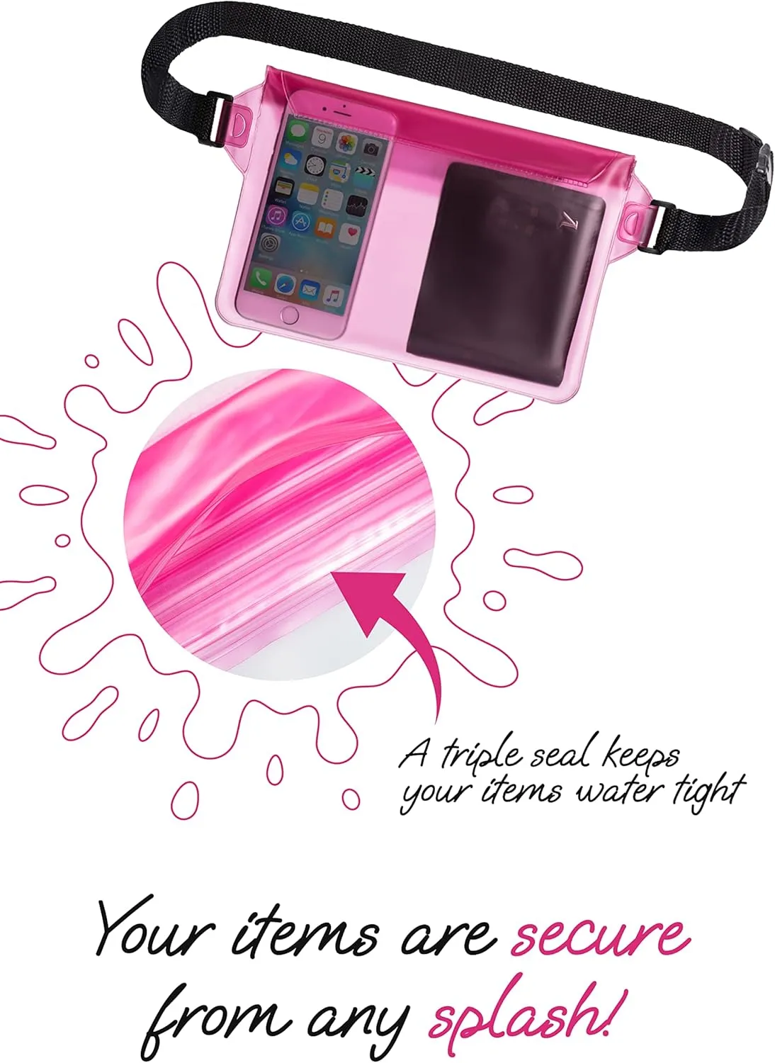 Waterproof Bachelorette Party Fanny Pack Set (12 Pack - Pink) 1 “Wife of the Party” Bride Fanny Pack and 11 “The Party” Bachelorette Fanny Packs | Bachelorette Party Favors I Bachelorette Gifts