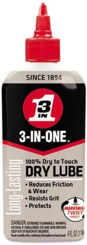 WD-40 3-in-ONE Professional High-Performance Penetrant Dry Lube, 4 Ounces (12 Packs)