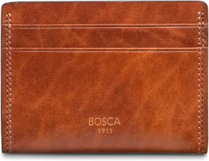 Weekend Wallet Card Case Dolce Matte Leather Amber