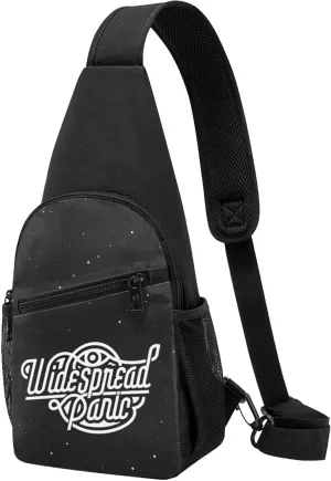 Widespread Music Panic Backpack Crossbody Sling Bag Daypack Fanny Pack Cross Body Bag for Men and Women Chest Bag Travel Hiking Daypack