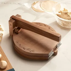 Wildflower Wooden Tortilla Press