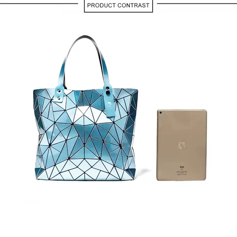 Women Irregular Geometric Lattice Envelope Clutch Shoulder Bag