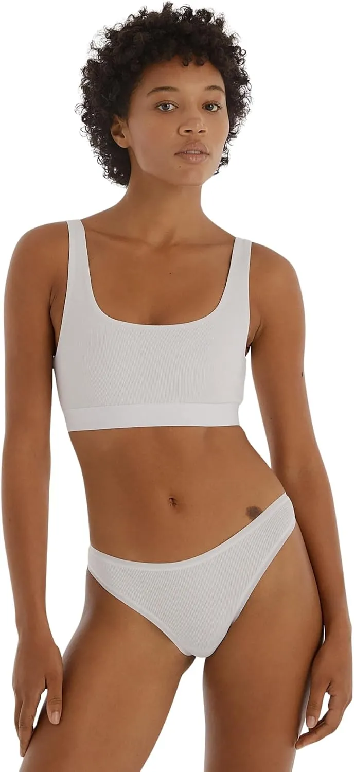 Women's Core Ribbed Cotton Tank Top Bralette