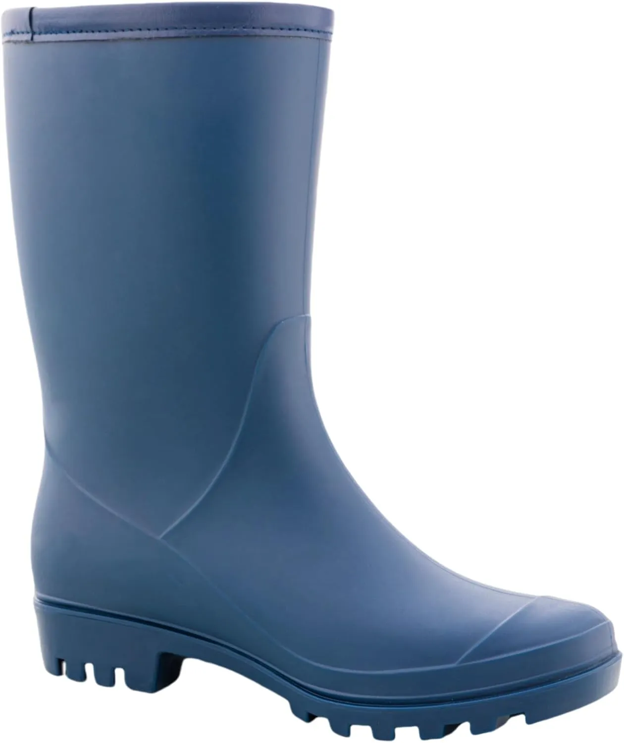 Women's Mid Calf Rain Boots Waterproof Fashion Garden Shoes Anti-slipping Rainboots For Women Comfortable Insole Light Rain Shoes