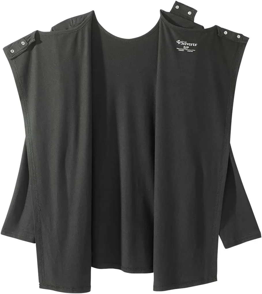 Women’s Open-Back Adaptive Long Sleeve Embellished Top