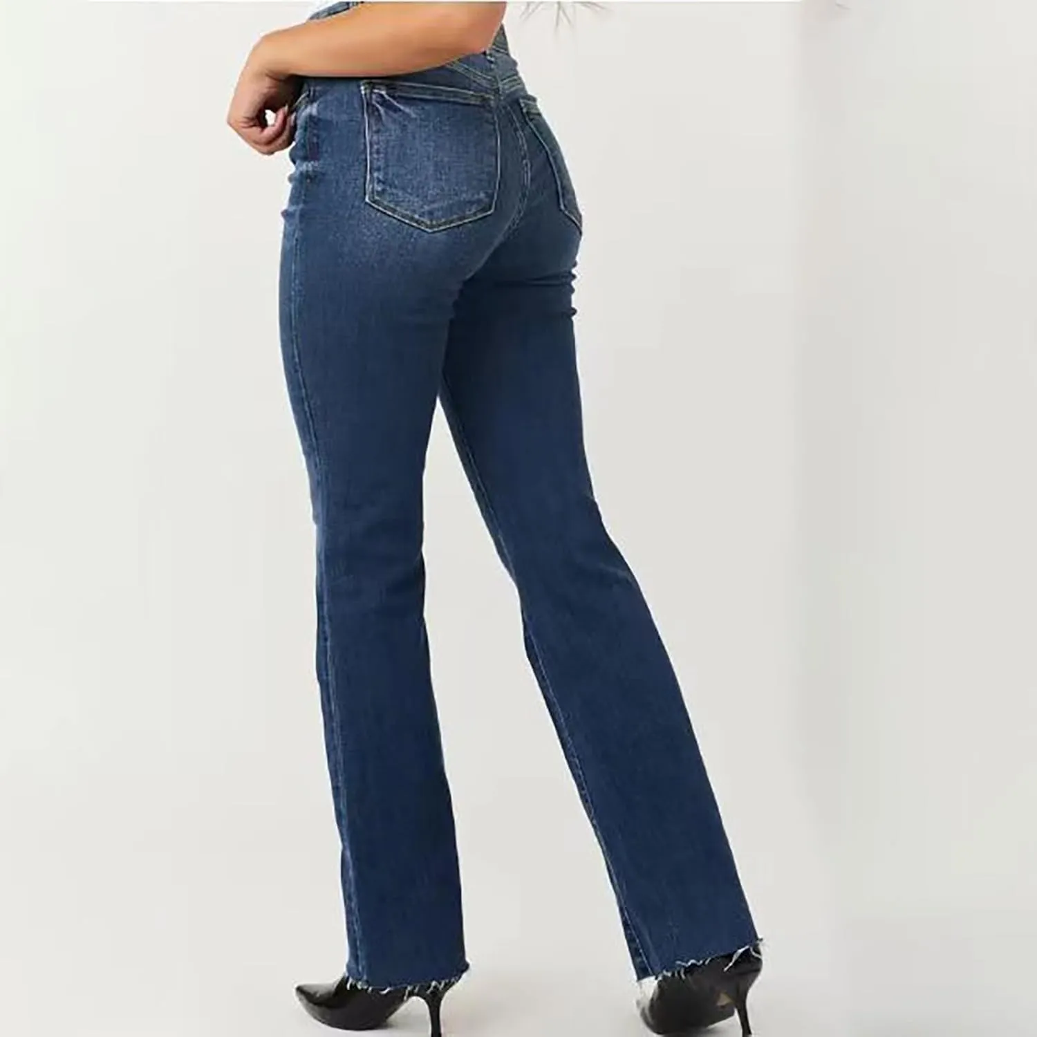 Women's Wedgie Straight Jeans Slim Embroidered Jeans Cropped Denim Pants Jeans Women Tall Womens Womens Jeans High