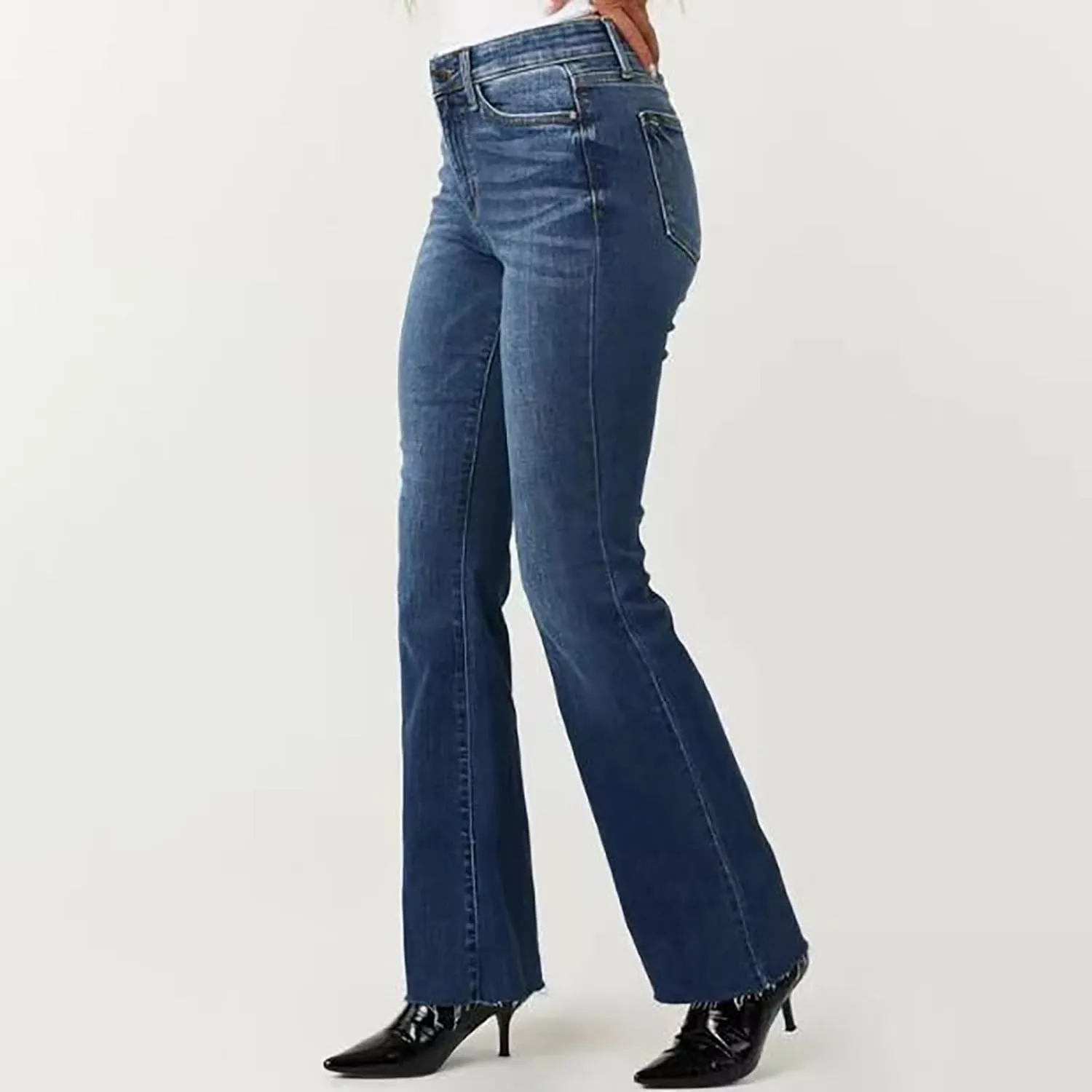 Women's Wedgie Straight Jeans Slim Embroidered Jeans Cropped Denim Pants Jeans Women Tall Womens Womens Jeans High