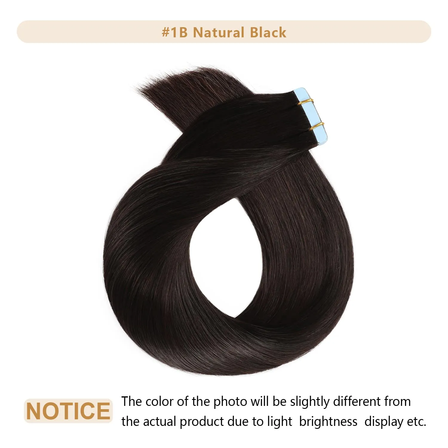 YILITE Tape in Hair Extensions Human Hair 22 inches 20pcs 50g Silky Straight Hair Tape in Hair Extensions Off Black Real Human Hair Extensions