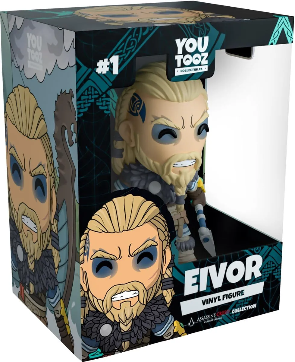 Youtooz Eivor 4.5 Inch Vinyl Figure, Official Licensed Assassins Creed Eivor Collectible by Youtooz Assassin's Creed Collection
